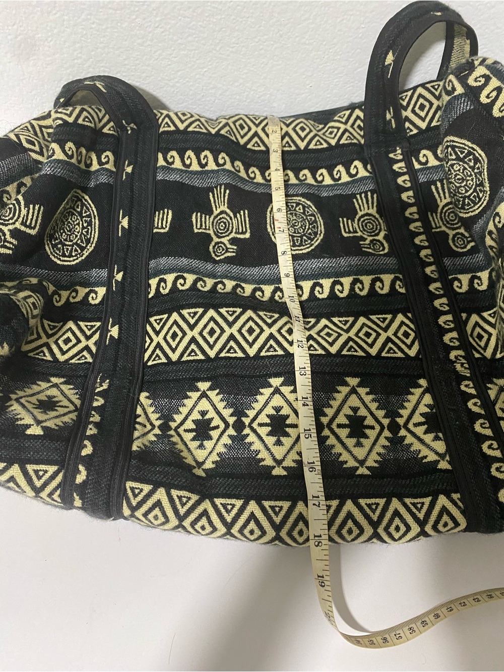 Black & Cream Aztec Pattern Women's Coat